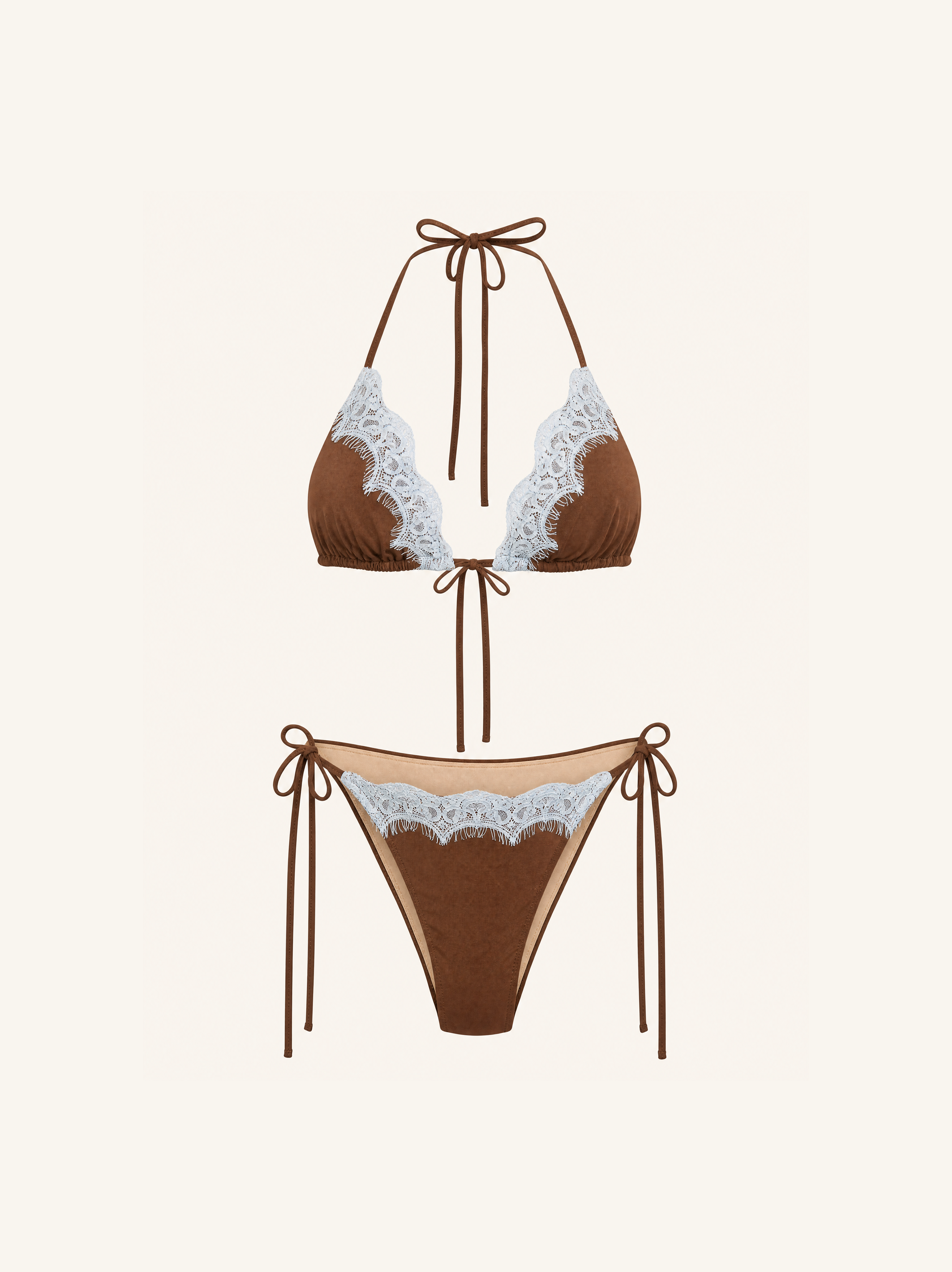 Lace Trim Bikini
