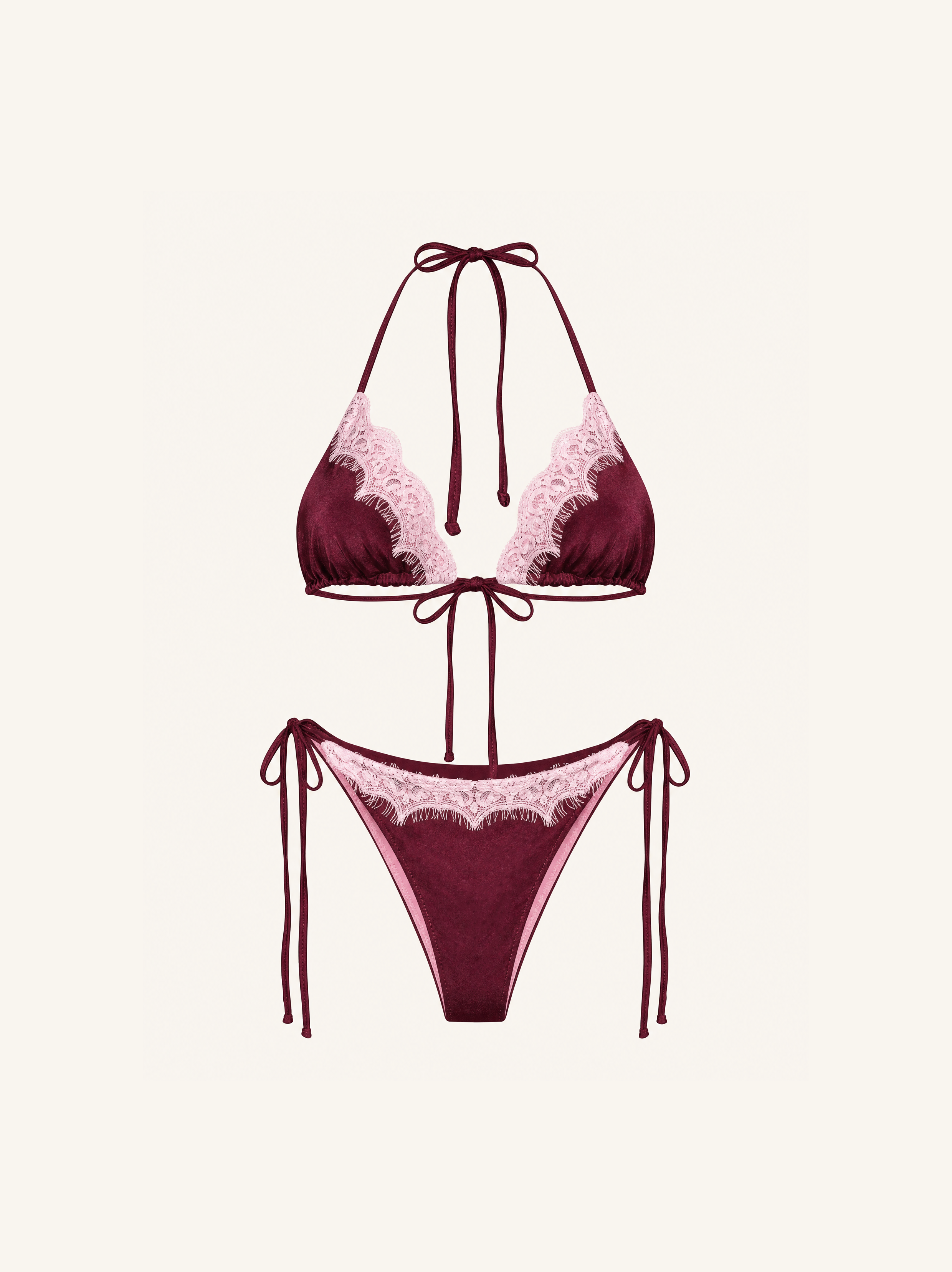 Lace Trim Bikini